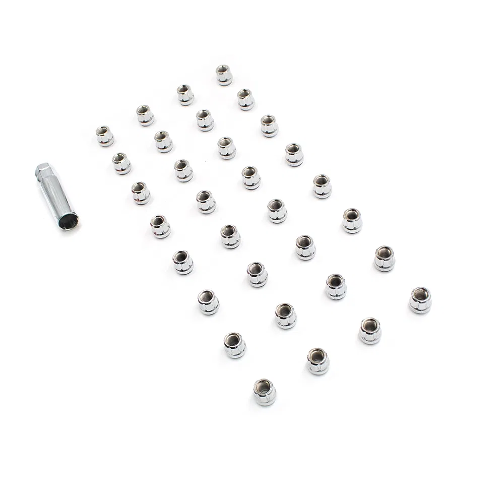 60K848 – REVOLUTION Lug Nut, 8 Lug Kit 14 Millimeter x 1.5 Thread Size 60 Degree Conical Spline Drive Acorn Open End ...
